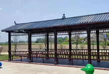 樹脂瓦長廊廠家哪個好，樹脂瓦長廊圖片